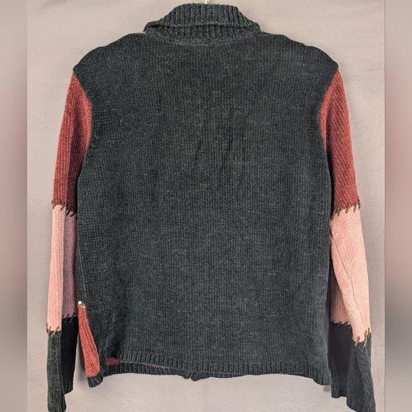 North Crest Size 8 (6-8) Chenille Cardigan In Great Vintage Condition - Picture 2 of 13